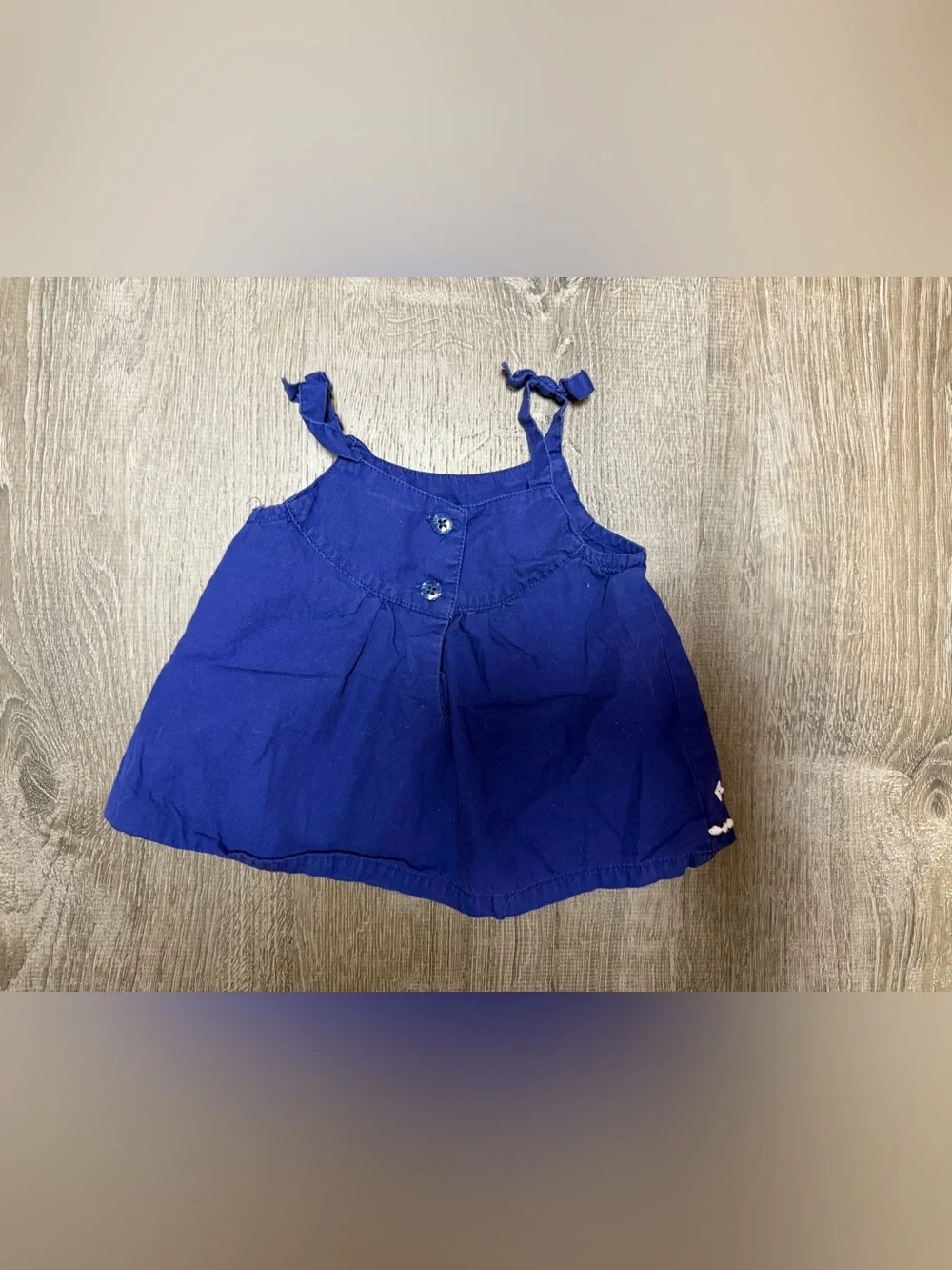 Gymboree Blue Embroidered Girls Tank Top